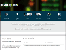 Tablet Screenshot of dayzmap.com